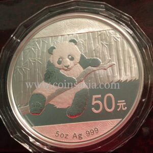 Silver Panda 5oz coins and medals