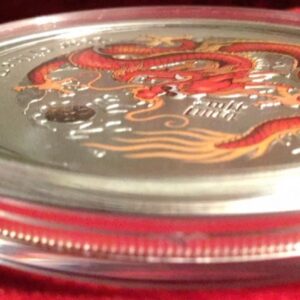 2012 Perth Mint 2oz Dragon Coloured