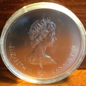 Montreal Canada silver Olympic coin