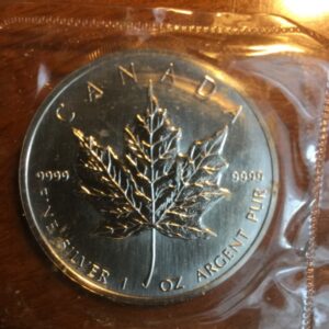 1988 Canadian silver