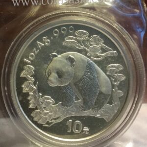 1997 china silver panda
